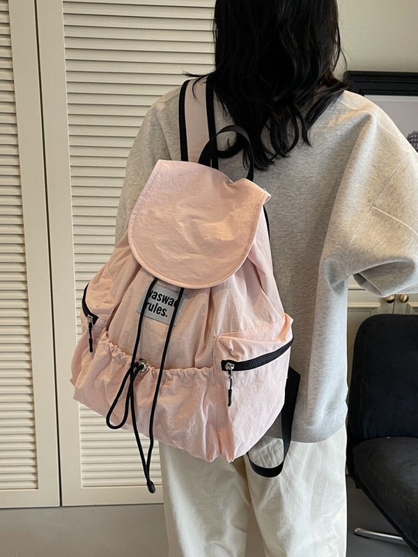 Nylon ruksak za putovanje velikog kapaciteta, unisex, za 14-inčni laptop, 36–55 L, zakrivljene naramenice, proljeće 2025