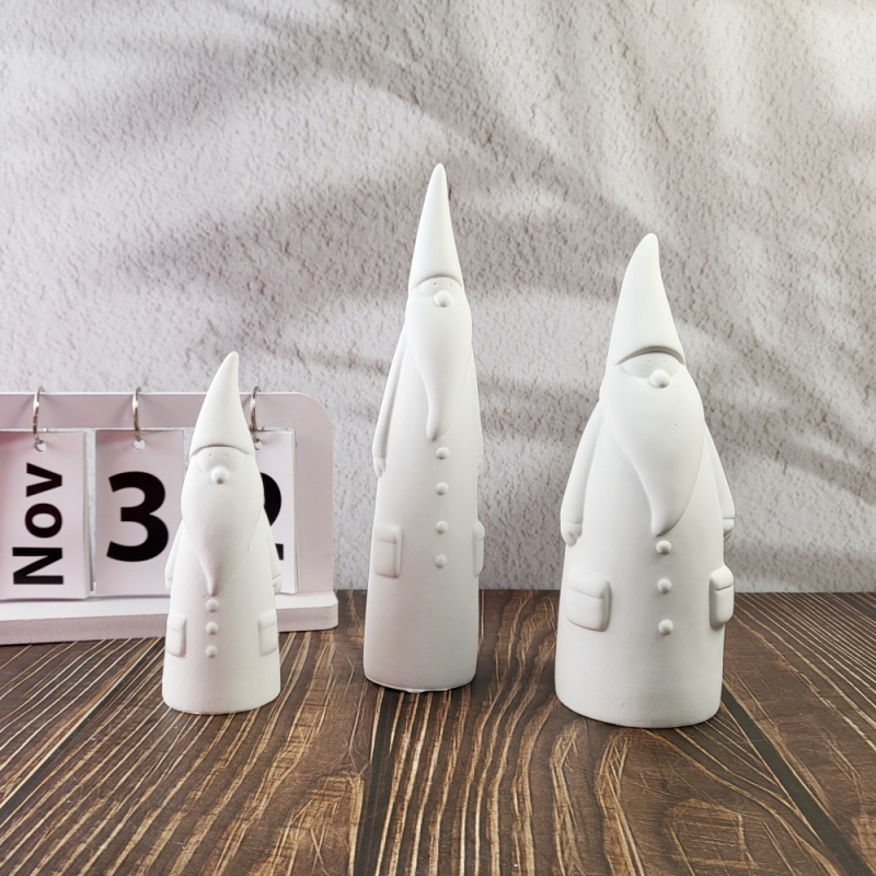 Formă din silicon cu Moș Crăciun pentru fondant, DIY decor tort, formă neregulată