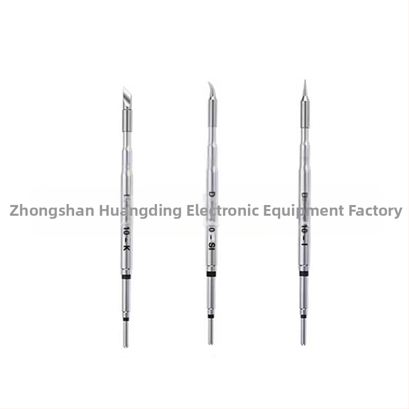 C210 litavimo antgalis; varis, be švino; antgalio formos: pointed head / knife head / curved head; temperatūros diapazonas 0–500°C; maksimali galia 150W; suderinamas su GVM/JBC/OSS/T26 stotelėmis