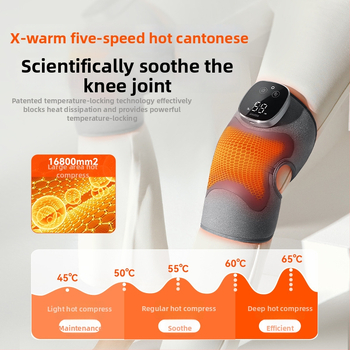 Kopefy KPF-Knee13 Ηλεκτρικός μασάζ γόνατος με θέρμανση – Πολυλειτουργικός θερμικός συμπιεστής με μασάζ 3 επιπέδων και θέρμανση 5 επιπέδων, κατάλληλο για ηλικιωμένους και ενήλικες μέσης ηλικίας