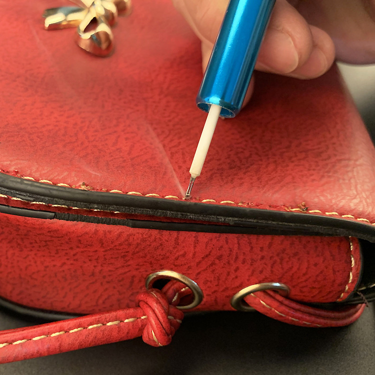 Εργαλείο καύσης γραμμών δέρματος για πορτοφόλια, χειροποίητο, 3 βαθμίδες ρύθμισης θερμοκρασίας, 110-220V, Bean Neville