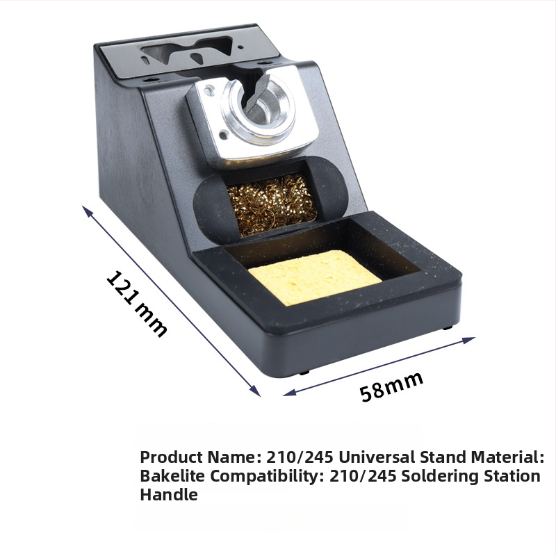 ZEJER Aluma sakausējuma lodēšanas statīvs C210/C245 – cauruma diametrs 2,5 mm, kartes slots