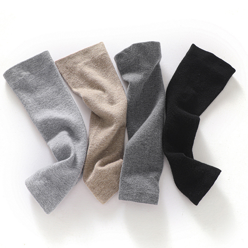 Προστατευτικά γόνατων από κασμίρ για φθινοπωρο-χειμώνα 2025, Unisex, εσωτερική χρήση, επιμηκυνόμενη ζέστη, ενήλικοι