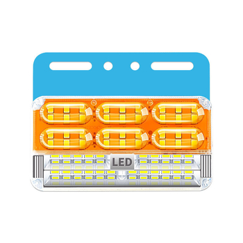 Lanterne laterale pentru camion cu trei rânduri - impermeabile, 24V, 16W, ABS plastic