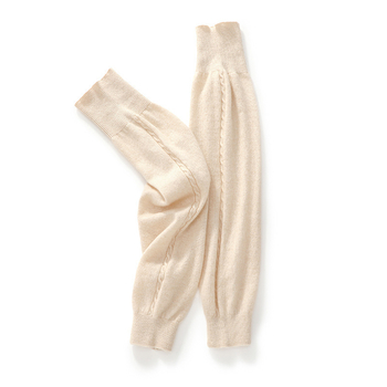 Ζεσταίνουσες γόνατα από μαλακό κασμίρι, φθινοπωρινή–χειμερινή συλλογή 2025, unisex, αντιανεμικές και ανθεκτικές στο κρύο, πλεκτές γκέτες για τα πόδια