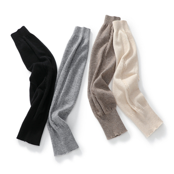 Ζεσταίνουσες γόνατα από μαλακό κασμίρι, φθινοπωρινή–χειμερινή συλλογή 2025, unisex, αντιανεμικές και ανθεκτικές στο κρύο, πλεκτές γκέτες για τα πόδια