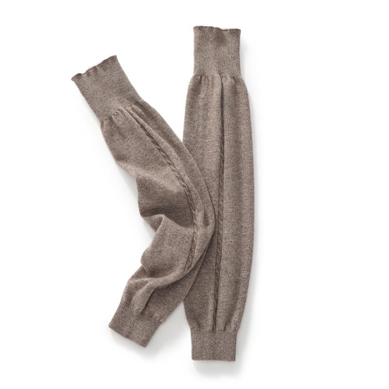 Ζεσταίνουσες γόνατα από μαλακό κασμίρι, φθινοπωρινή–χειμερινή συλλογή 2025, unisex, αντιανεμικές και ανθεκτικές στο κρύο, πλεκτές γκέτες για τα πόδια