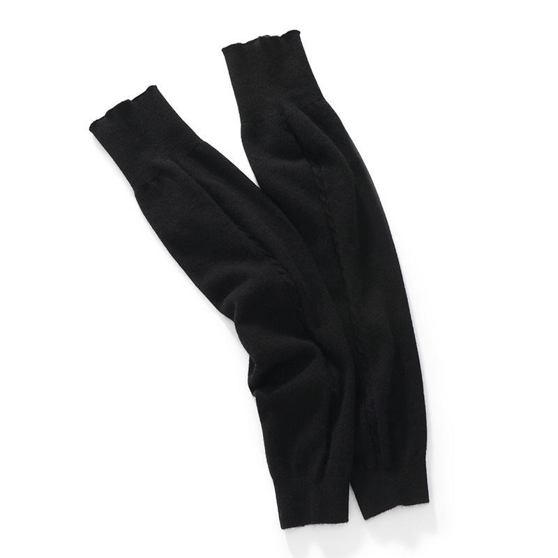 Ζεσταίνουσες γόνατα από μαλακό κασμίρι, φθινοπωρινή–χειμερινή συλλογή 2025, unisex, αντιανεμικές και ανθεκτικές στο κρύο, πλεκτές γκέτες για τα πόδια