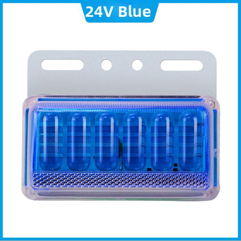 LED bočna svjetla za kamion, 6D nadograđeni model, 12V/24V, LED izvor, aluminijski substrat, za velika kamiona i prikolice