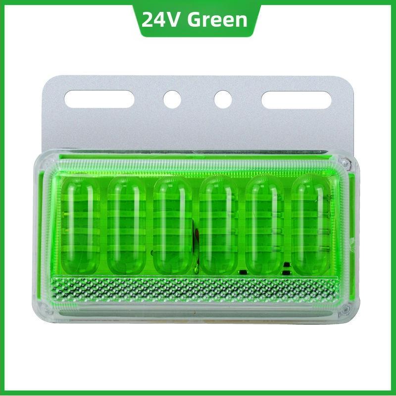 LED bočna svjetla za kamion, 6D nadograđeni model, 12V/24V, LED izvor, aluminijski substrat, za velika kamiona i prikolice