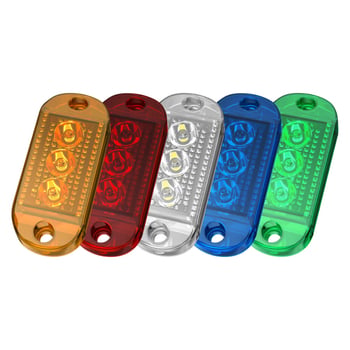 Bočno svjetlo za kamion s 3 LED, 12-24V, vodootporno, ABS, 800 lm