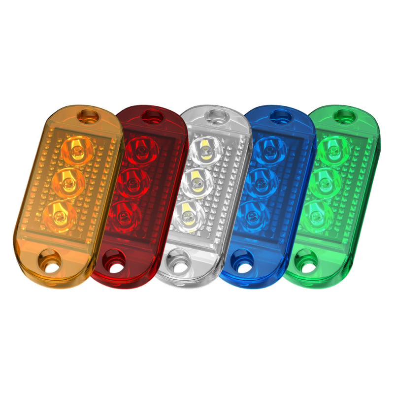 Bočno svjetlo za kamion s 3 LED, 12-24V, vodootporno, ABS, 800 lm