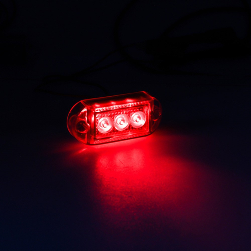 Bočno svjetlo za kamion s 3 LED, 12-24V, vodootporno, ABS, 800 lm