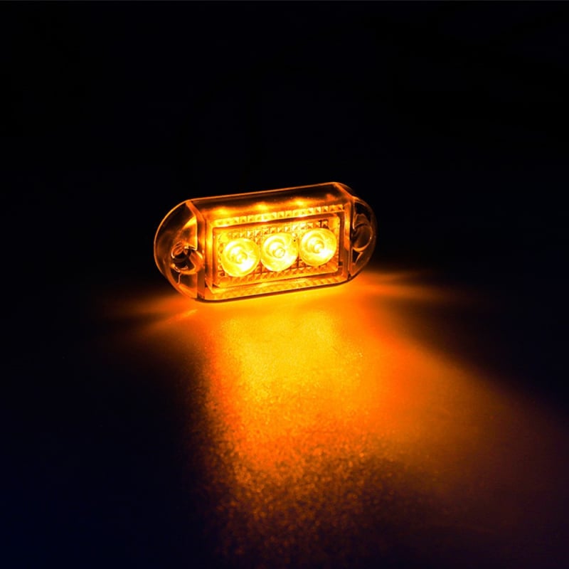 Bočno svjetlo za kamion s 3 LED, 12-24V, vodootporno, ABS, 800 lm
