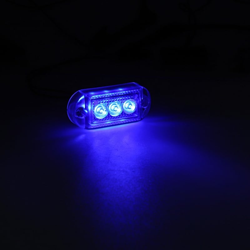 Bočno svjetlo za kamion s 3 LED, 12-24V, vodootporno, ABS, 800 lm