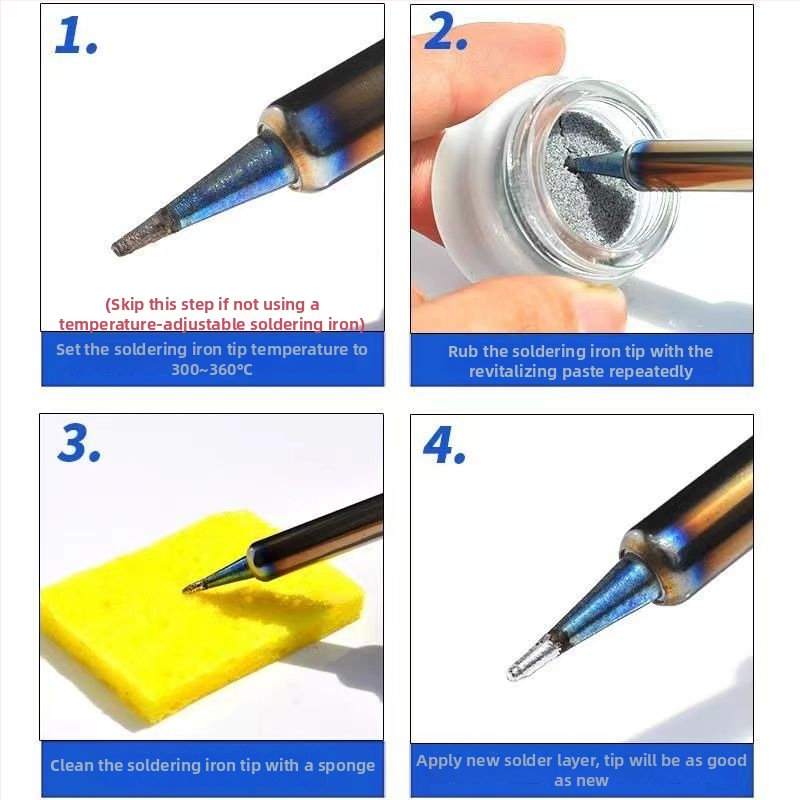 Lodāmura gala labojumu pasta – atjaunojošs tīrīšanas līdzeklis oksidācijas noņemšanai, zīmols Chenzhou Island