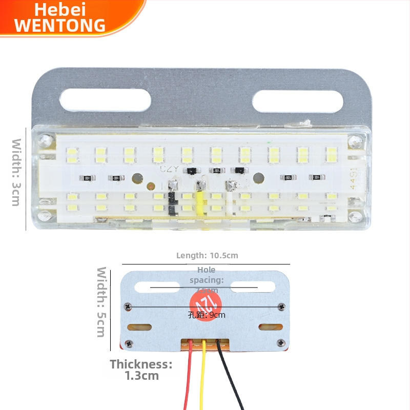 LED bočné svetlo pre dodávky, model LED ground side light, kovová konštrukcia, 12–24V
