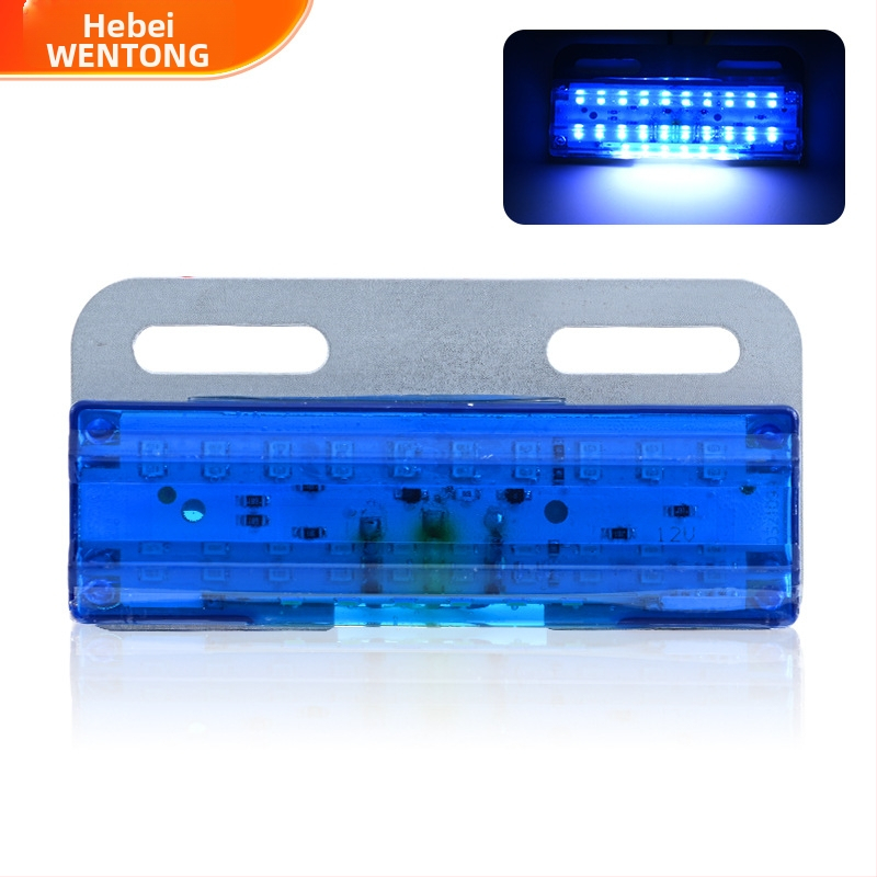 LED bočné svetlo pre dodávky, model LED ground side light, kovová konštrukcia, 12–24V
