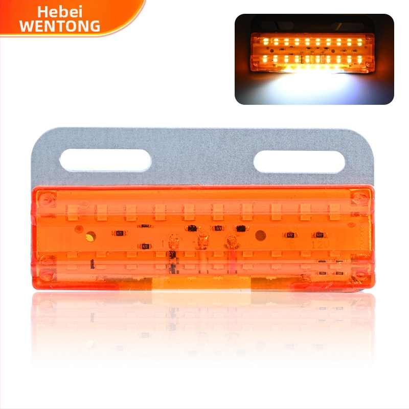 LED bočné svetlo pre dodávky, model LED ground side light, kovová konštrukcia, 12–24V