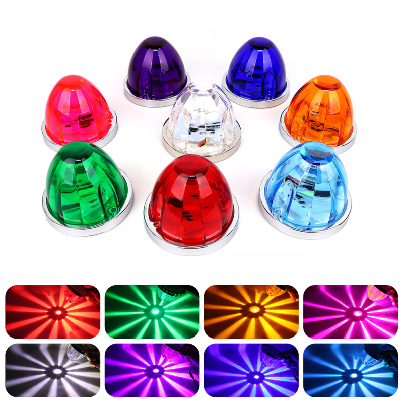 LED bočne svjetiljke kamiona s treperavim signalom, IP65, 10-30 V, 5 W, 5000 lm, dimenzije 7.6x9.4 cm, žuta svjetlost