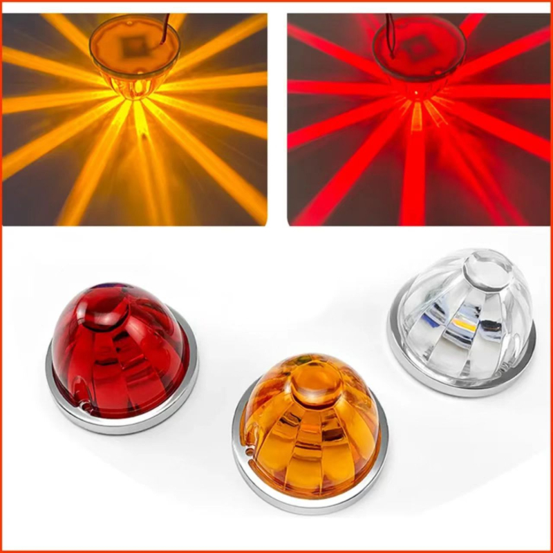 LED bočne svjetiljke kamiona s treperavim signalom, IP65, 10-30 V, 5 W, 5000 lm, dimenzije 7.6x9.4 cm, žuta svjetlost
