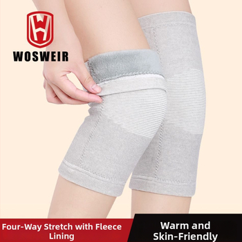 Worthdefence νάιλον μαξιλαράκια γονάτου, με επένδυση φλίς, παχυσμένα και εκτεινόμενα, προστασία γονάτου, κατάλληλα για γενική χρήση και γιόγκα