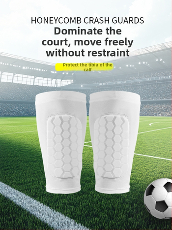 Leaper manșetă de protecție a gambelor pentru fotbal, nylon, unisex