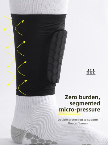 Leaper manșetă de protecție a gambelor pentru fotbal, nylon, unisex