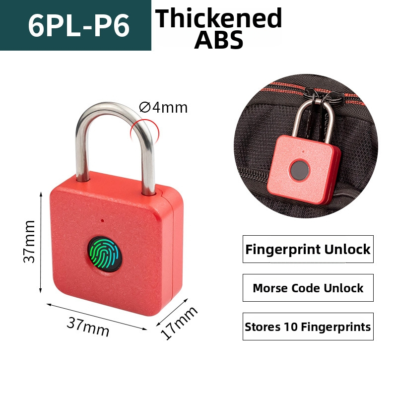 Умна заключалка за пръстов отпечатък с APP контрол, 30 запазени отпечатъка, 0,5 s сканиране, 500 000 цикъла, водоустойчива, за шкафове, куфери и раници