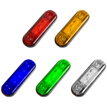 Bočna svjetiljka za kamion i prikolicu s LED, vodootporna 12–24V, 3W, ABS, model Truck light 5