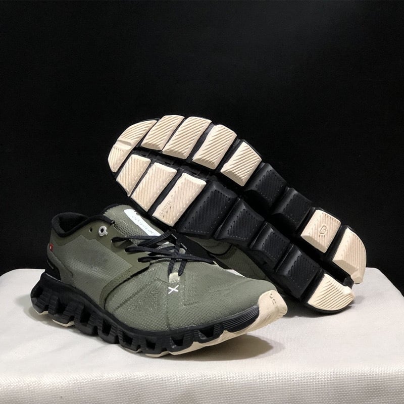 Cloud X3 Futócipő - Hálós felsőrész, Alacsony Profil, Csúszásmentes Gumitalp, Légáteresztő, Uniszex