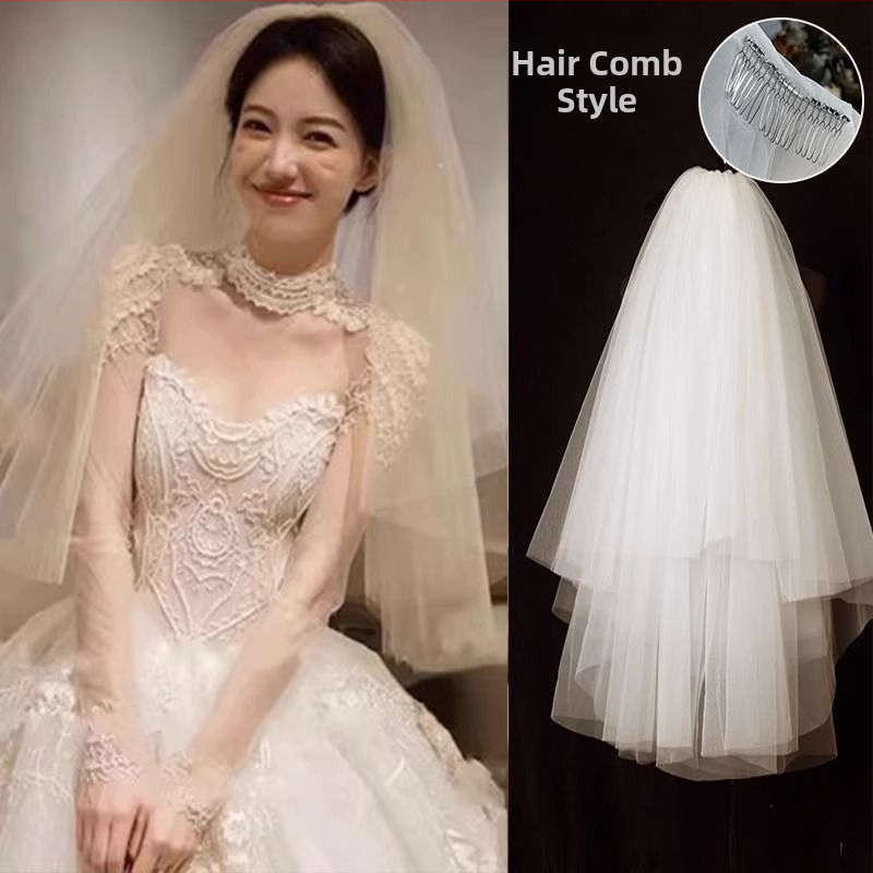 Vestuvinė satino skraistė registracijai, trumpa pagrindinė skraistė, nuotraukų aksesuaras - Žymė Unique, Sandėlyje, 2021 m. vasara