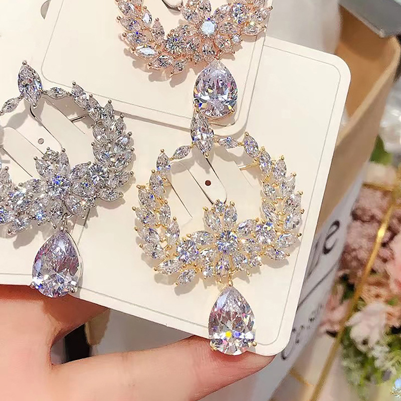 Брошка Thousand Clan Silver — Медна циркониева цветна клонка, Rococo стил, животинска форма, украса