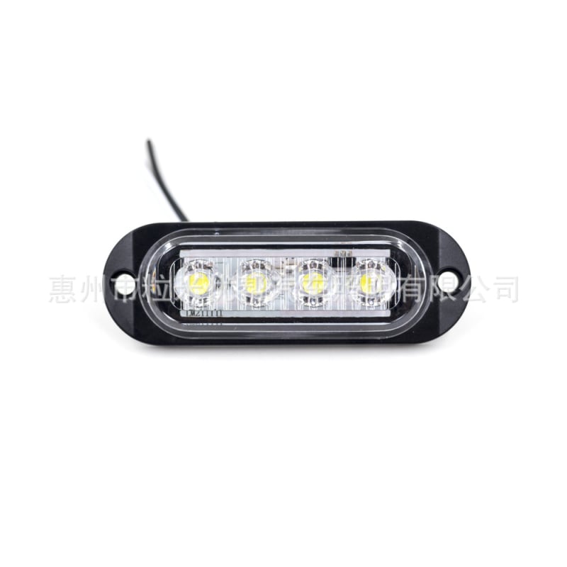 4-LED šoninis ir galinis sunkvežimio žibintas – vandeniui atsparus indikatorius, 10-30V, modelis 062