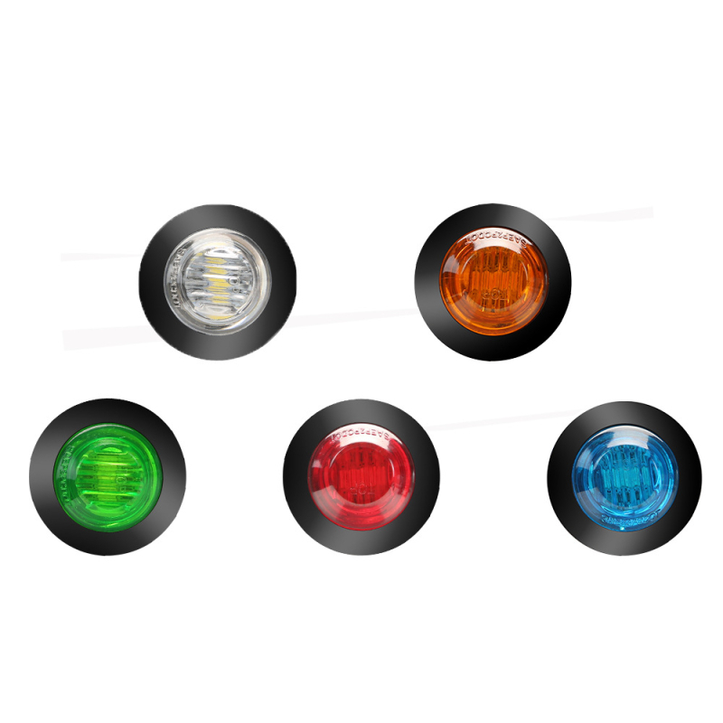 LED šoninis žibintas sunkvežimiui su indikatoriumi, 12V, 1.5W, 600 lm, tarnavimo laikas 30 000 valandų