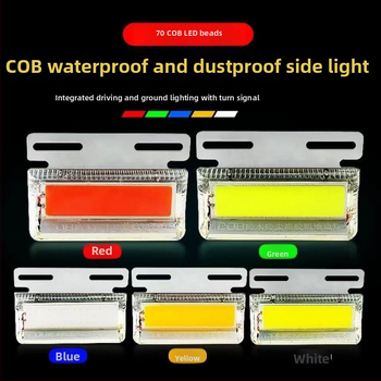 Krovininio automobilio COB krašto šviesa – 12V/24V IP68, COB LED, grindų montavimas, padangos šviesa ir posūkio signalas