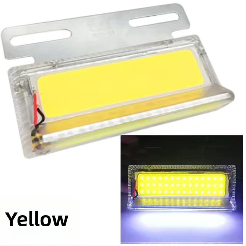 Krovininio automobilio COB krašto šviesa – 12V/24V IP68, COB LED, grindų montavimas, padangos šviesa ir posūkio signalas