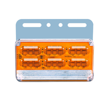 Sunkvežimio šoninė šviesa, plačiu kampu, 24V, atspari vandeniui, 16W, ABS plastikas, tarnavimo laikas 50 000 h