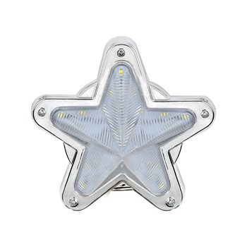 Krovinių sunkvežimio šono LED apšvietimas, Star Edge modelis, 24V, IP60, 3500 lm, 2W