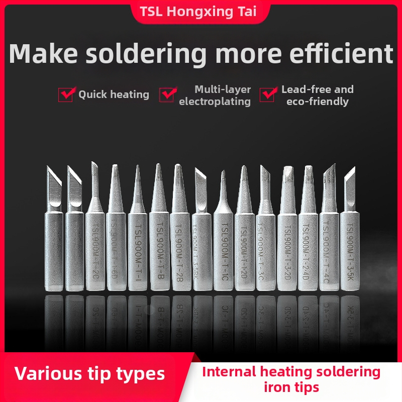 Bezolovni vrh za lemljenje, nožnog tipa, serija 900, elektroalkalijski bakar, 200–480°C