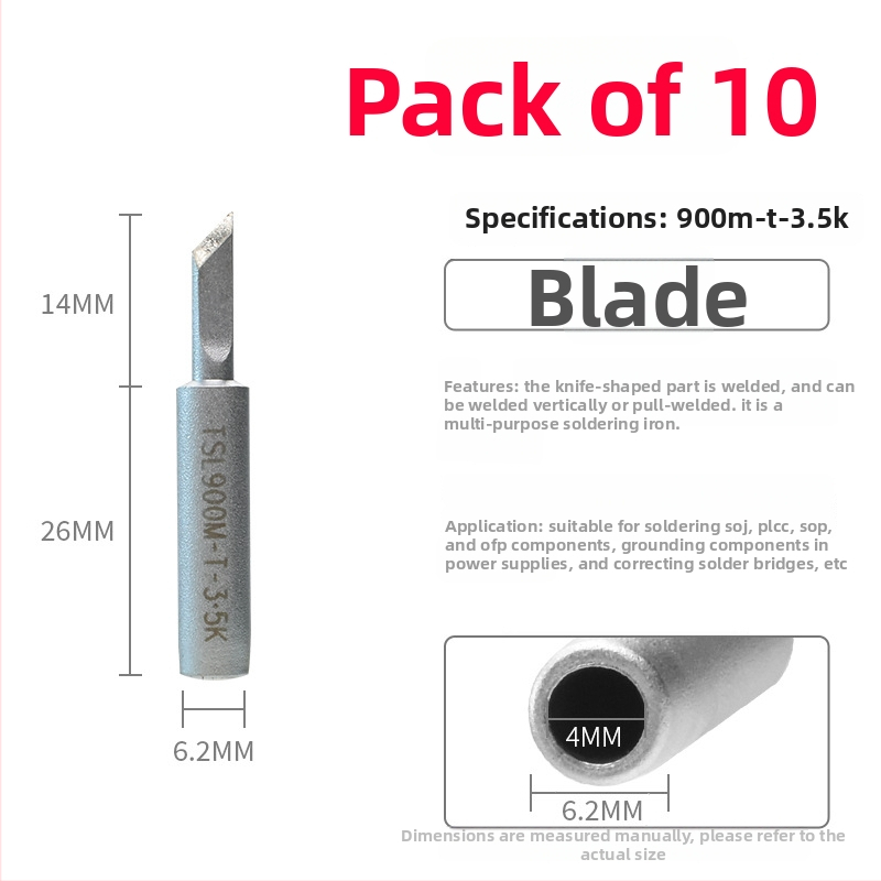 Bezolovni vrh za lemljenje, nožnog tipa, serija 900, elektroalkalijski bakar, 200–480°C