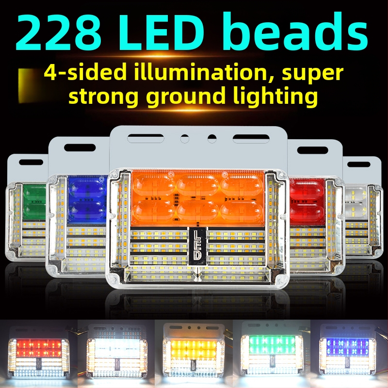 24V ultra jasné LED svetlá na spodnej strane nákladného auta, vodotesné svetlá indikujúce šírku a smerové signály, bez uzemňovacieho vodiča