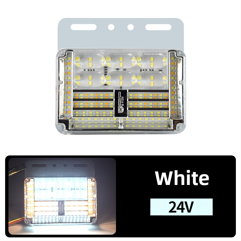 24V ultra jasné LED svetlá na spodnej strane nákladného auta, vodotesné svetlá indikujúce šírku a smerové signály, bez uzemňovacieho vodiča