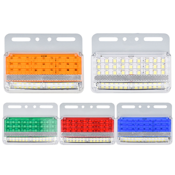 Kamionska LED bočna svjetla, dvostruki red, vodootporna, 24V, svjetlo za vožnju unatrag