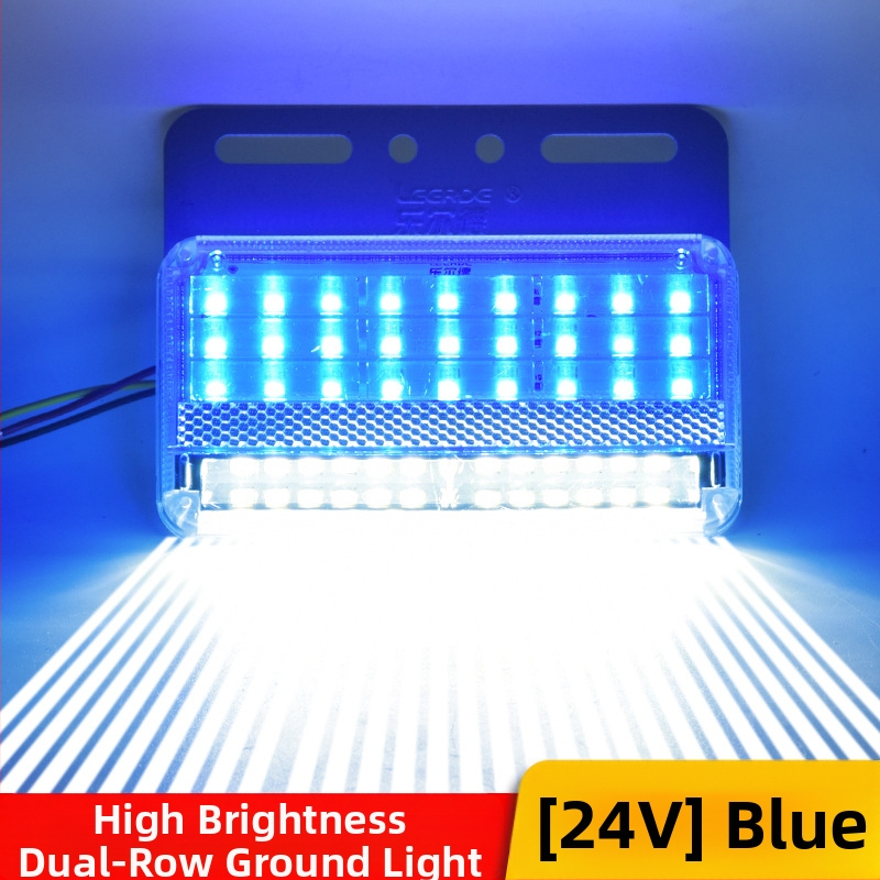 LED bočné svetlo nákladného auta, dvojradové, vodotesné, 24V, cúvacie svetlo