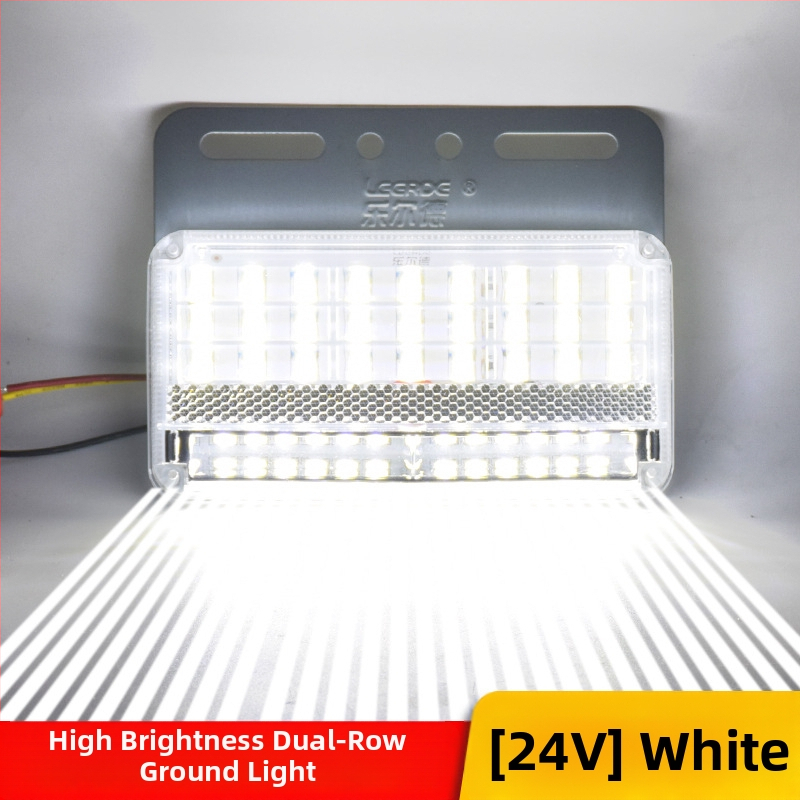 LED bočné svetlo nákladného auta, dvojradové, vodotesné, 24V, cúvacie svetlo