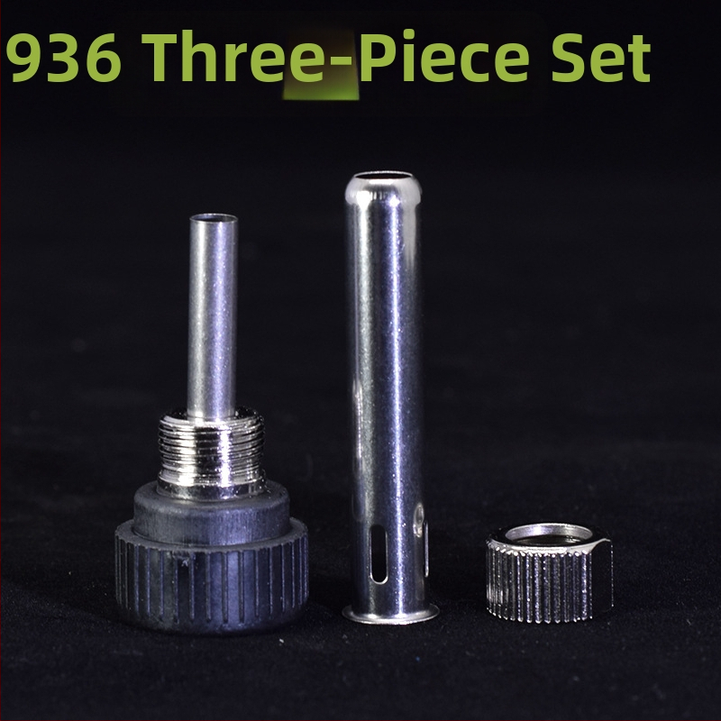 Lodēšanas piederumu komplekts — trīs daļu komplekts, 907 rokturis, dzelzs korpuss, vītņu galvas