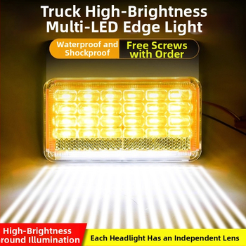LED šoninė šviesa dideliam sunkvežimiui, 24V, atspari vandeniui, itin ryški, puspriekabės šoninis/posūkio indikatorius