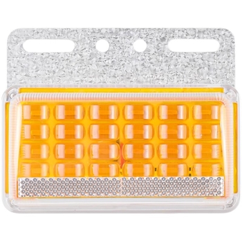 LED šoninė šviesa dideliam sunkvežimiui, 24V, atspari vandeniui, itin ryški, puspriekabės šoninis/posūkio indikatorius