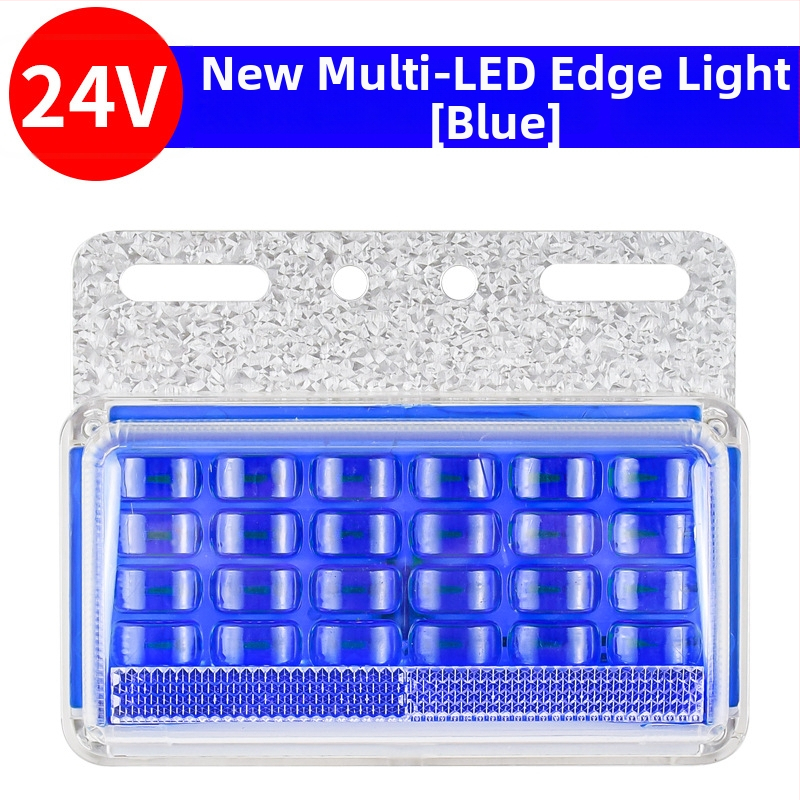 LED šoninė šviesa dideliam sunkvežimiui, 24V, atspari vandeniui, itin ryški, puspriekabės šoninis/posūkio indikatorius